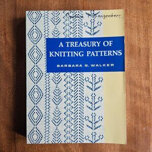 1968 edition A Treasury of Knitting Patterns book by Barbara G. Walker